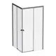 Душевой уголок Am.pm X-Joy W94G-403-100100-BT1K угол 99x99см черный профиль эффект стекла без покрытия