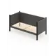 Кровать Solarius Тахта орто основание temser80-190ser-orto 90 x 101 x 200 см дерево цвет темно-серый, антрацит