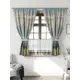 Комплект штор Comfy way CW705123-160 на шторной ленте 160x150 см цвет бежевый, синий, желтый