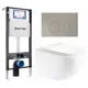 Комплект инсталляция с унитазом Lorne 630221 цвет белый
