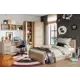 Кровать Anrex Doorset 127.3x89.5x206.9 см ЛДСП цвет дуб