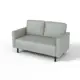 Диван Salon tron Сканди divan_skandi_14 120x85x66 см искусственная кожа цвет экокожа серая