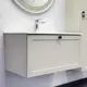 Тумба под раковину напольная Comforty 00-00014864 81см цвет серый