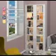 Стеллаж с полками Мэрдэс СУ(ш2в2)+4ФС 96x216x34 см нагрузка до 30 кг ЛДСП цвет белый/белый