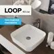 Раковина мебельная Creavit Loop 40см цвет белый LP040-00CB00E-0000