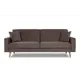 Диван Finsoffa Verden Диван Relax 3 с подушками Велюр Selfie Coffee Лак прозрачный 216x90x86 см велюр цвет коричневый