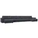 Диван раскладной Лига диванов 524x90x158 см эко-кожа цвет grifon 15 серый
