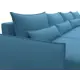 Диван раскладной Лига диванов 420x96x160 см рогожка цвет амур 10 голубой