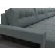 Диван раскладной Лига диванов 525x90x160 см рогожка цвет амур 07 серый