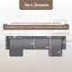 Диван раскладной Лига диванов 434x90x160 см эко-кожа цвет grifon 15 серый