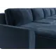 Диван раскладной Лига диванов 530x90x160 см велюр цвет tower 13 синий