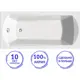 Прямоугольная ванна C-BATH CBQ003003 акрил 140x70см