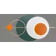 Настенный светильник светодиодный Velante 463 463-071-02 регулируемый белый свет цвет белый/золото/оранжевый/зеленый