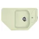 Мойка врезная угловая 50x21x80 см Lava кварц цвет кремовый A.1 CREMA