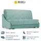 Раскладной диван Beneli с ящиком 163x96x108 см велюр цвет светло-зеленый