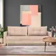 Диван раскладной Cityhd Прямой диван 212x77x74 см велюр цвет бежевый