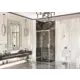 Душевая перегородка Ambassador 90HX 90x200см хромированный профиль