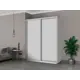 Шкаф-купе Мебельная Компания Е1 2 дверный 240x180x45 см 9 полок ЛДСП цвет белый