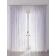 Тюль Comfy Way Алоуна - 57 CW580057-240 150x240 см на шторной ленте цвет белый 2 шт