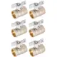 Кран шаровой прямой СТМ CWFFB034K06 DN20 PN40 3/4" ВР латунь ручка бабочка