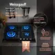 Газовая варочная панель Weissgauff HGG 6445 BL Volcano Burner 432360 60 см 4 конфорки цвет черный