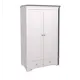 Шкаф распашной Дом мебели из сосны 20000003678 113x205x65 см Массив сосны цвет белый