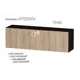 Полка Furnistyle 11806 160x50x42 см ЛДСП цвет венге, дуб сонома