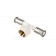Тройник комбинированный Henco 32x1"x32 мм ВР PVDF 13PKW-320632