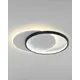 Люстра потолочная светодиодная Moderli Emma V11375-CL с пультом управления 20 м² регулируемый белый свет цвет бело-черный