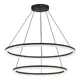 Светильник подвесной светодиодный St luce Sl1018.403.02 67 м² нейтральный белый свет цвет черный
