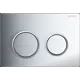 Кнопка смыва Geberit Omega 20 115.085.KH.1 хром/матовый хром