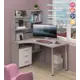 Стол Мэрдэс СР-132-140 НБЕ-ЛЕВ 101x163x140 см ЛДСП цвет белый, ясень шимо светлый