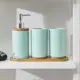Набор для ванной Simaland 6073202 керамика цвет зеленый