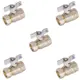 Кран шаровой прямой СТМ CWPF1220K05 1/2"x20 мм ВР PN16 латунь ручка бабочка
