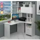 Стол Мэрдэс СКЛ-Угл130+НКЛХ-120 БЕ ПРАВ 120x178x130 см лдсп цвет белый