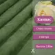 Ткань на отрез 1 м/п Canvas канвас ширина ткани 200 см цвет зелёный 7112035/88