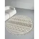 Ковер Laxmi Ковер Laxmi Quincey Kryg Daire 1259Cream/Beige круг Ø100 см полипропилен