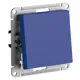 Выключатель встраиваемый Systeme electric AtlasDesign ATN001115 1 клавиша цвет синий 2 шт.