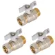 Кран шаровой прямой СТМ CWPM1220K03 1/2"x20 мм НР PN16 латунь ручка бабочка