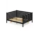 Кровать Solarius Tahta-spin180-180onix-orto 190 x 101 x 190 см сосна цвет черный