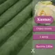 Ткань на отрез 1 м/п Canvas канвас ширина ткани 100 см цвет зелёный 7112003/88
