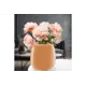 Ваза Elan gallery стеклянная бежевая 20 см