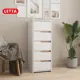 Комод Лион Комод 5 ящиков 40х40х102 см лдсп цвет белый