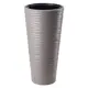 Кашпо Sahara slim Form-plastic d 35 см 68 см 43.7 л полипропилен серый/серебристый