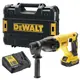 Перфоратор аккумуляторный бесщеточный SDS Plus Dewalt DCH133M1-QW, 18 Вт Li-Ion 1x4 Ач, 2.6 Дж
