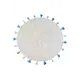 Коврик декоративный Lillaland Colorful White Blue Ø140 см хлопок