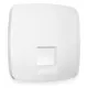 Накладка для компьютерной/телефонной розетки RJ-45/RJ-11 Ambrella volt Omega OP1320 цвет белый матовый
