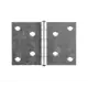 Петля прямая широкая Vormann 70x105х1.5 мм оцинкованная латунный штифт 4 шт.