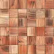 Панель-мозаика Gluten lignum Лиддл бежевый 300x300x4мм 0.09м² 22шт ячейка 50x50мм