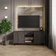 Тумба под телевизор Play Тумба ТВ Марс 115 см коричневая напольная 115х36х43 см МДФ цвет коричневый